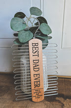Load image into Gallery viewer, Best Dad Personalized Belt &amp; Tie Rack