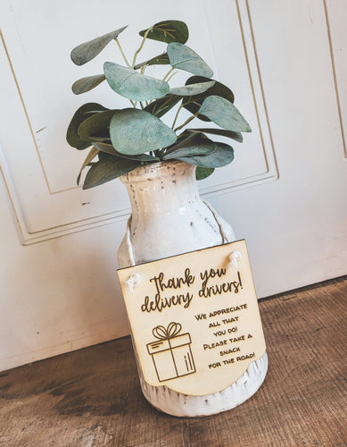 Delivery Driver Thank You Pennant