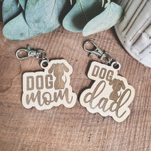 Load image into Gallery viewer, Dog Mom &amp; Dog Dad Keychains (#227)