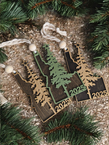 2025 Idaho Pine Tree Ornament