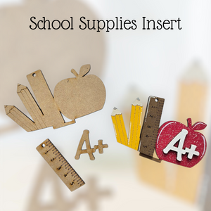 School Supplies Insert