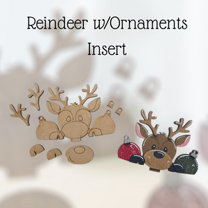 Reindeer with Ornaments Insert