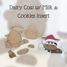 Load image into Gallery viewer, Dairy Cow with Milk &amp; Cookies Insert