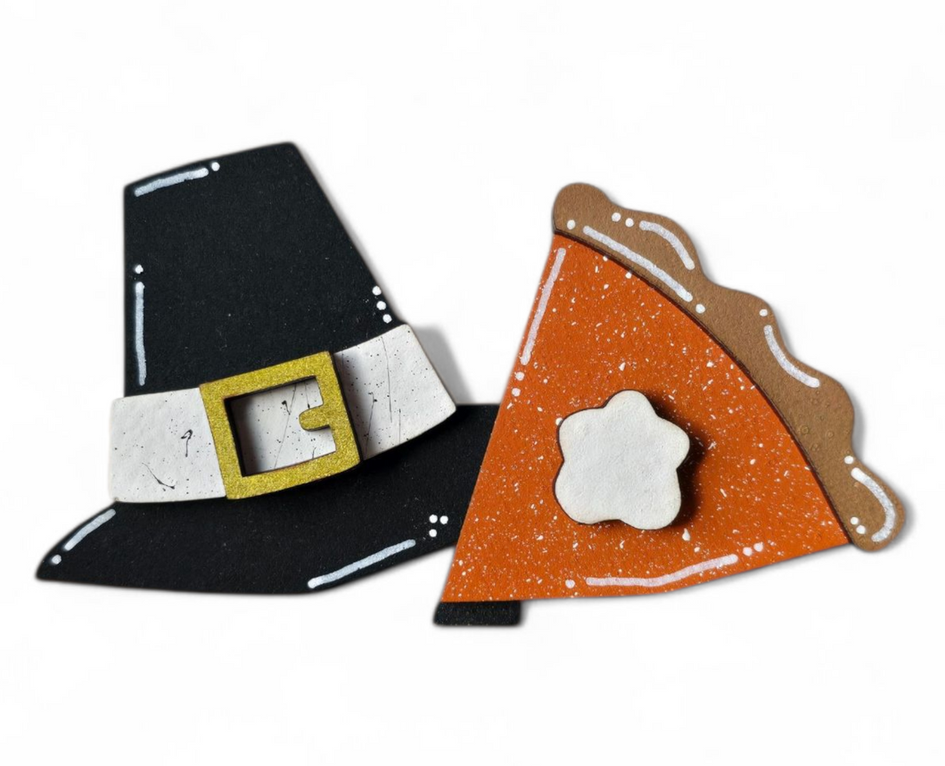Thanksgiving Hat & Pie Insert