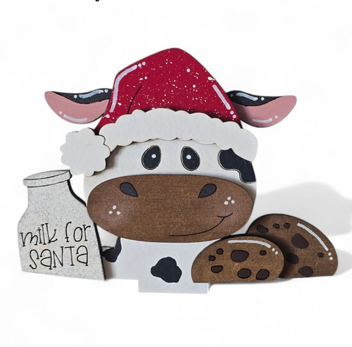 Dairy Cow with Milk & Cookies Insert