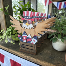 Load image into Gallery viewer, Eagle with Crate of Fireworks