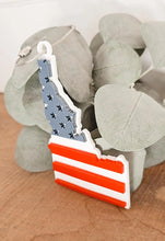 Load image into Gallery viewer, idaho patriotic flag luggage bag tag - 3
