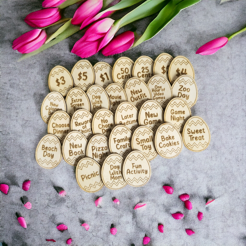 easter egg kids coin tokens - 0