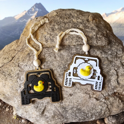 duck duck jeep ornament - 0
