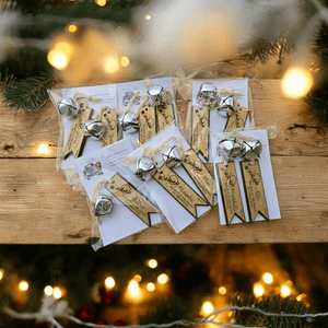 personalized christmas gift tags from santa - 1