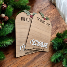 Load image into Gallery viewer, christmas footprint memory keepsake - 2