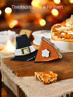 Thanksgiving Hat & Pie Insert