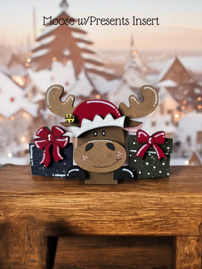 Moose with Presents Insert