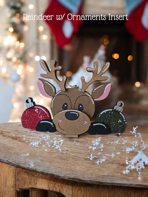 Reindeer with Ornaments Insert