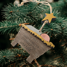 Load image into Gallery viewer, The Gift That Forever Changed the World ⭐️ Manger Ornament