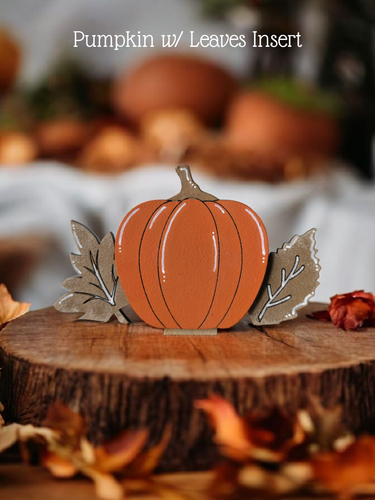 Pumpkin & Leaves Insert