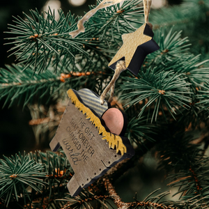 The Gift That Forever Changed the World ⭐️ Manger Ornament