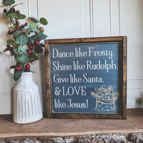 Dance Like Frosty (Gold Santa Sack)
