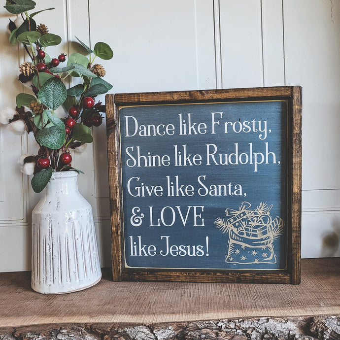 Dance Like Frosty (Gold Santa Sack)