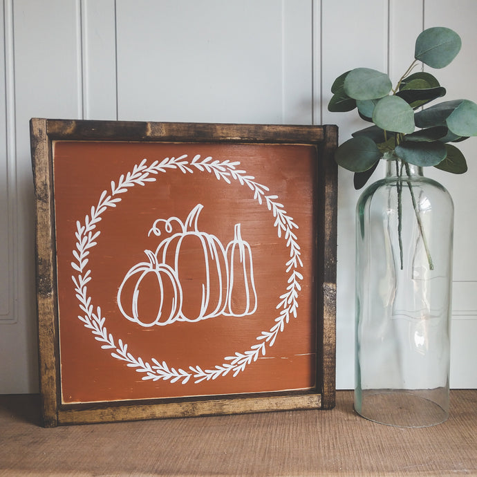 Pumpkin Wreath